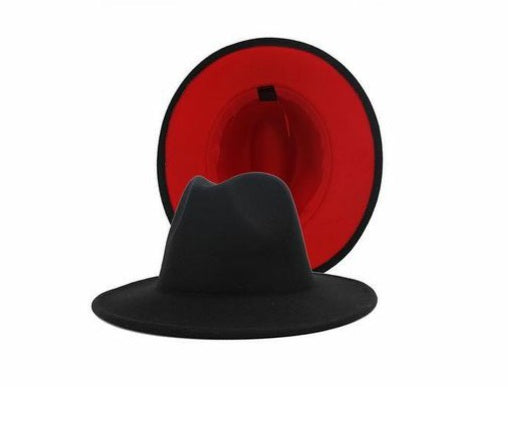 Two-Tone Fedora (Black)
