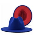 Two-Tone Fedora (Royal blue)