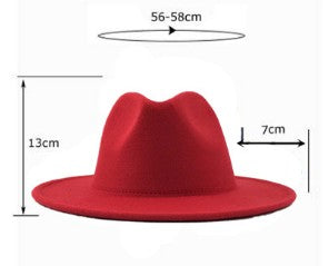 Two-Tone Fedora (Red)