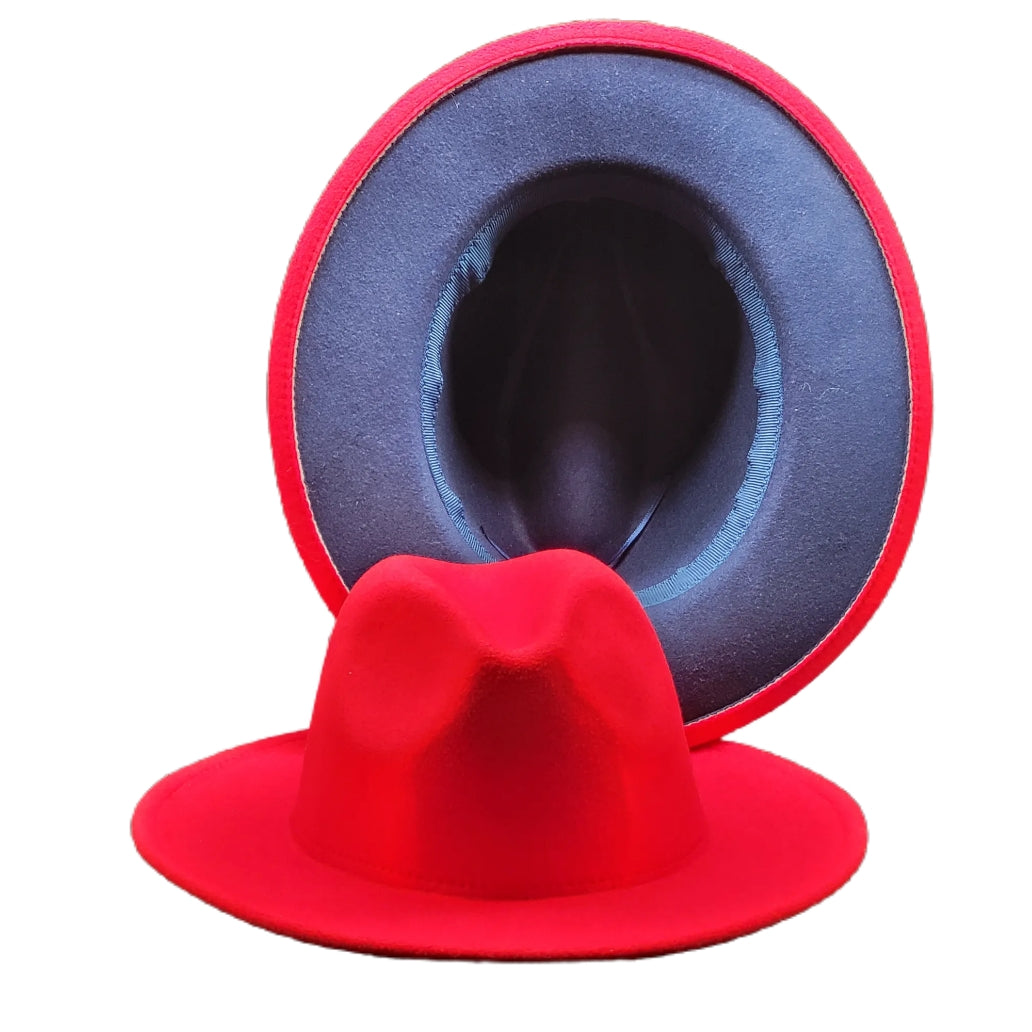 Two-Tone Fedora (Red)