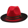 Red Ombre Fedora