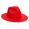 Solid Red Fedora